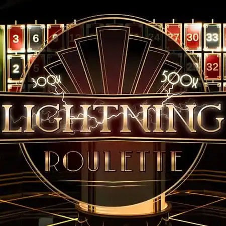 Lightning Roulette slot visual from Evolution available on lex-de.com