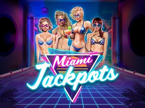 Miami Jackpots game by Booming Games – logo hosted on Lex Casino
