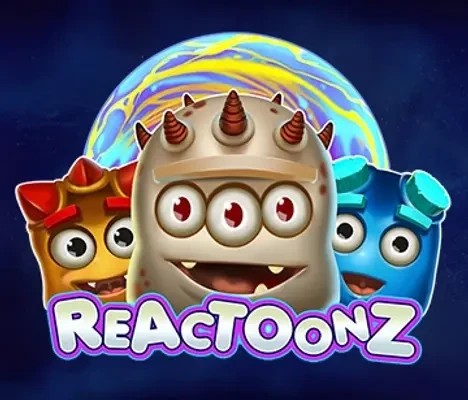 Slots logo of Reactoonz from Play'n GO at Lex Casino