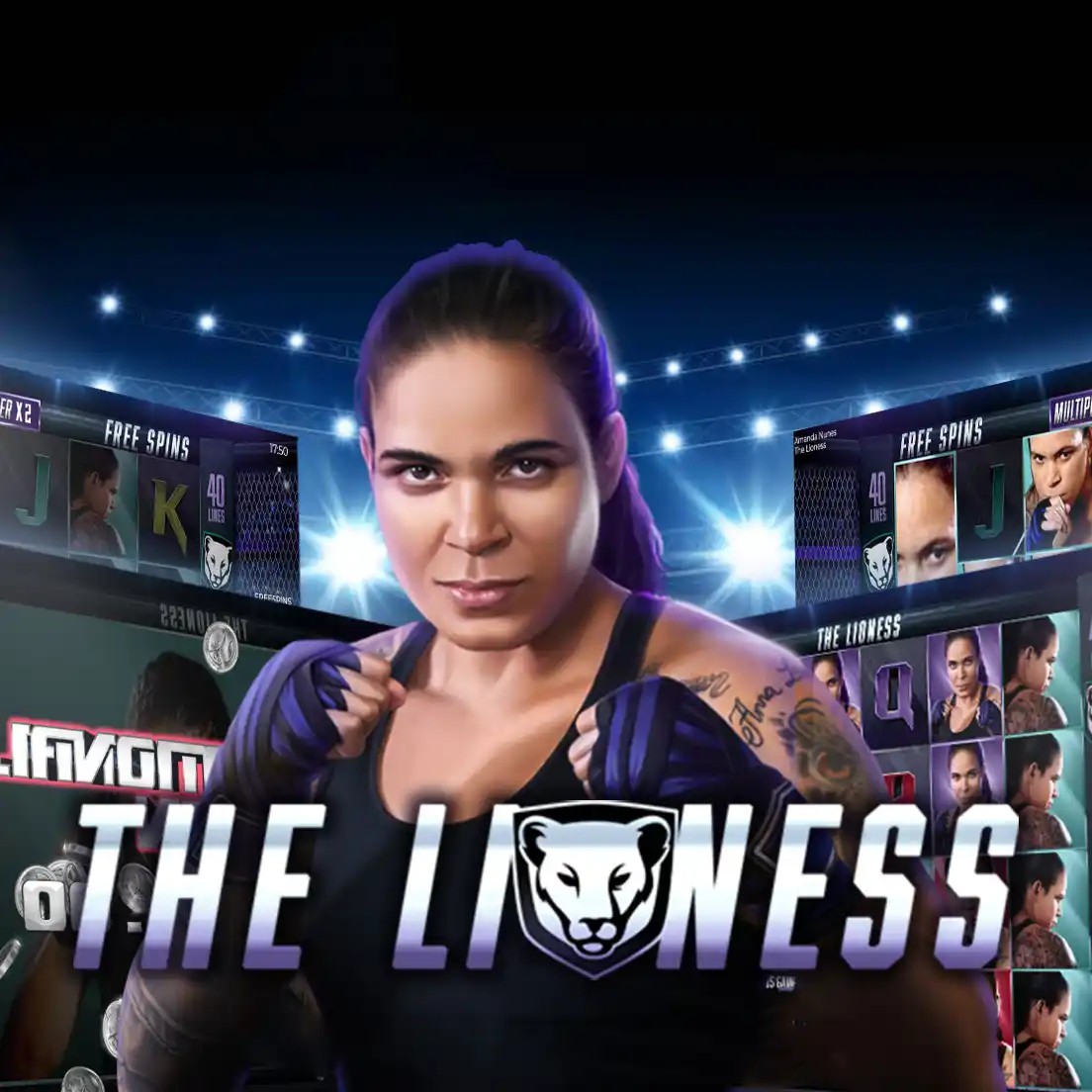 Official Slots logo: The Lioness by MGA Games at Lex Casino